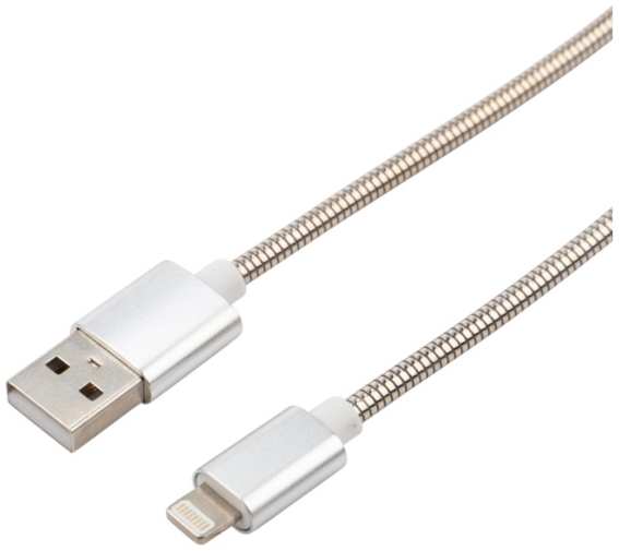 Кабель Rexant USB-Lightning, 2 A, 1 м, матовая сталь (18-7057) 90154422979