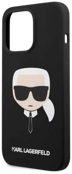 Чехол Karl Lagerfeld для iPhone 13 Pro Karl's Head Hard Black (KLHCP13LSLKHBK) 90154443021