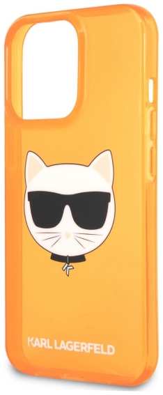 Чехол Karl Lagerfeld для iPhone 13 Pro Max Choupette Hard Orange (KLHCP13XCHTRO) 90154443539