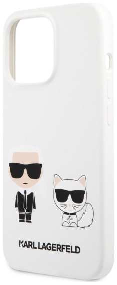 Чехол Karl Lagerfeld для iPhone 13 Pro Max Liquid Silicone (KLHCP13XSSKCW) 90154450212