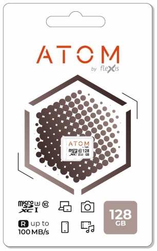 Карта памяти Atom microSDXC 128GB (AMSDU3)