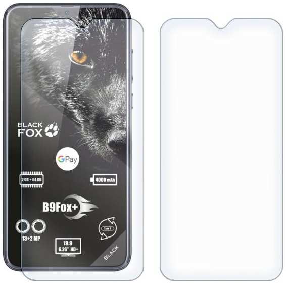 Защитное стекло KRUTOFF для Black Fox B9 Plus (286041)