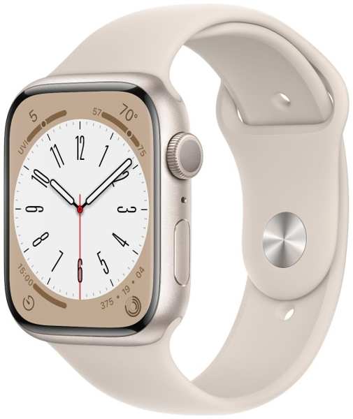 Смарт-часы Apple Watch Series 8 45mm Starlight (MNP23) 90154465152