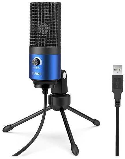 Игровой микрофон для компьютера Fifine K669 Blue 90154473772