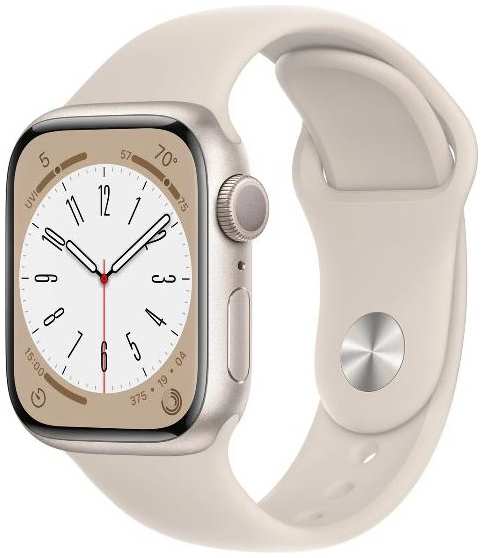 Смарт-часы Apple Watch Series 8 45mm Starlight (MNP23) 90154476247