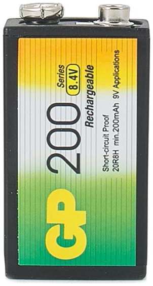 Аккумулятор GP Крона 9V (20R8H-2CRU1)