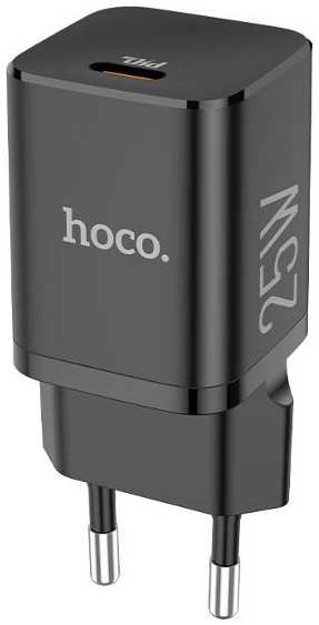 Сетевое зарядное устройство Hoco N19 1USB 3A PD25W+QC3.0 Black (51966) 90154488091