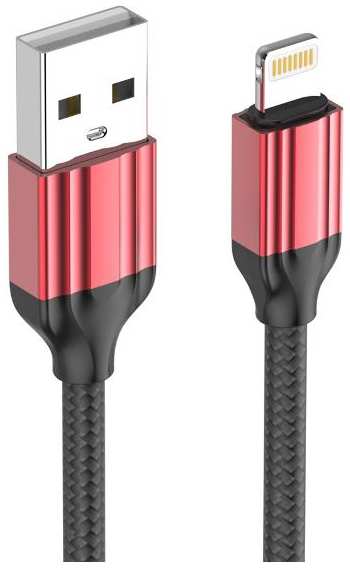 Кабель LDNIO USB - Lightning, 2 м, красный (LS432) 90154489565