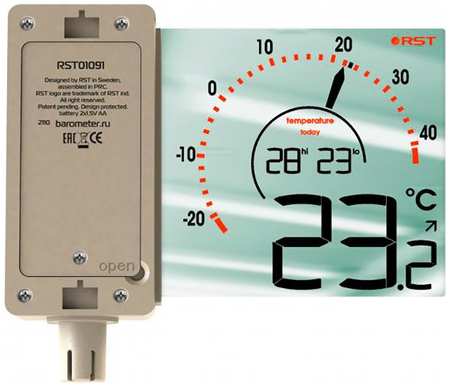 Оконный цифровой термометр RST RST01091