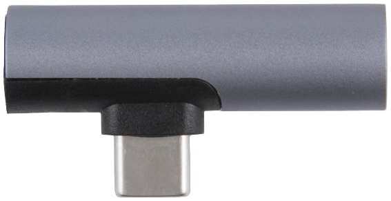 Адаптер-переходник RED-LINE USB Type-C - Jack 3,5 мм, серый (УТ000018312)
