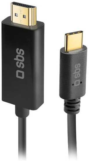 Кабель SBS USB-C/HDMI 4K/5K, 1,8m Black (TECABLETCHDMI18K)