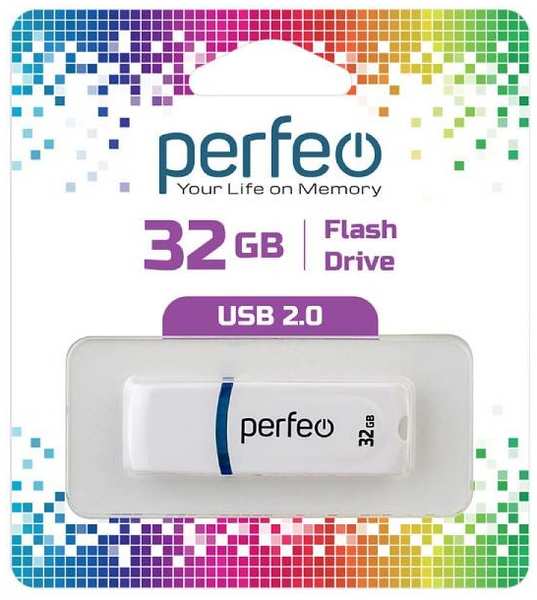 USB-флешка PERFEO C09 USB 32GB White (PF-C09W032) 90154608505