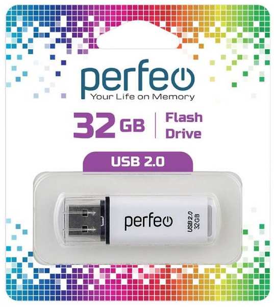 USB-флешка PERFEO C13 USB 32GB White (PF-C13W032) 90154608541