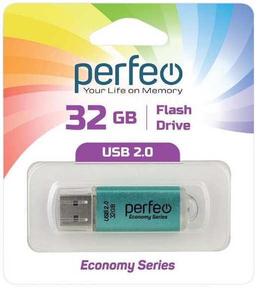USB-флешка PERFEO Economy Series E01 USB 32GB (PF-E01G032ES)