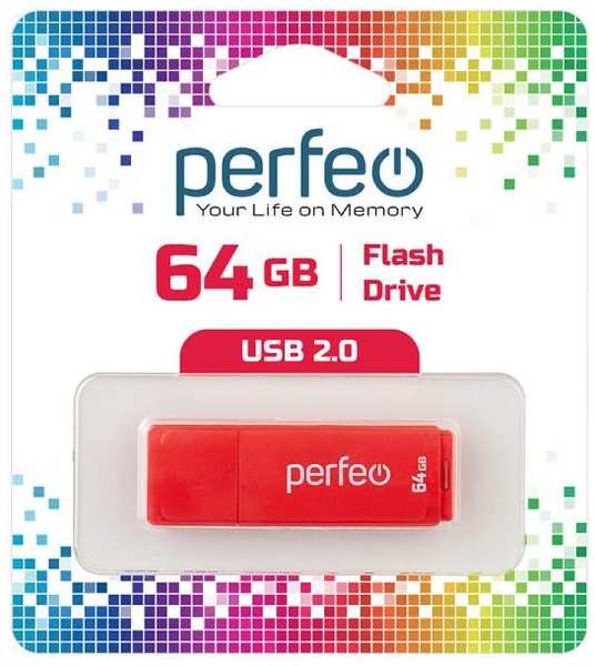 USB-флешка PERFEO C04 USB 64GB (PF-C04R064)