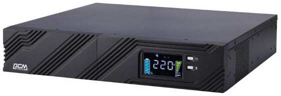 ИБП Powercom SPR-1000 LCD, 800W, черный 90154613304