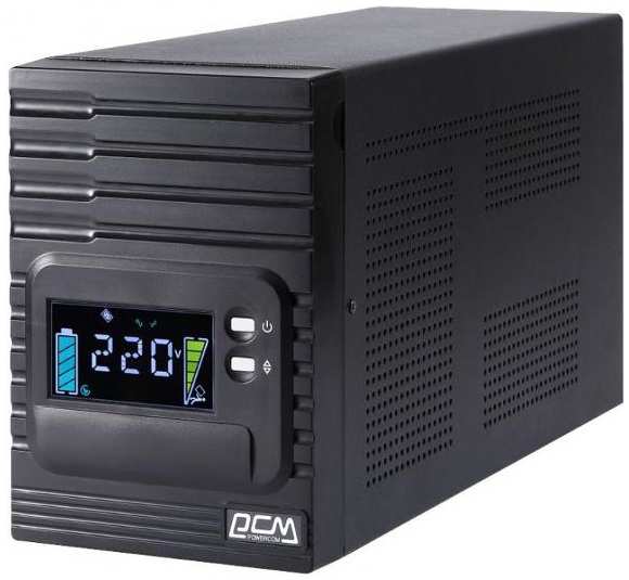 ИБП Powercom SPT-1500-II LCD, 1200W, черный 90154613323