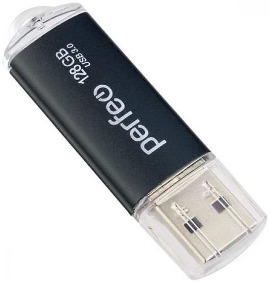 USB-флешка PERFEO C14 128GB USB 3.0, черный металлик (PF-C14B128ES) 90154613361