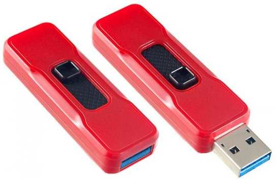 USB-флешка PERFEO S05 128GB USB 3.0, красная (PF-S05R128) 90154613364