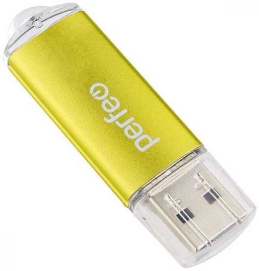USB-флешка PERFEO C14 64GB USB 3.0, золотистый металлик (PF-C14Gl064ES) 90154613384