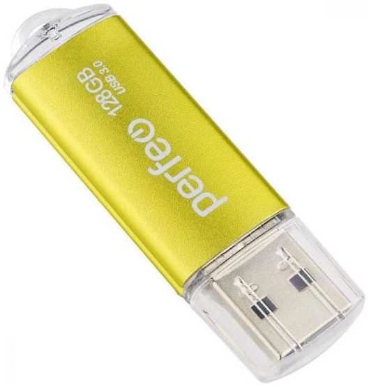 USB-флешка PERFEO C14 128GB USB 3.0, золотистый металлик (PF-C14Gl128ES) 90154613959