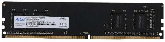Оперативная память NETAC Basic C19 4GB (NTBSD4P26SP-04)