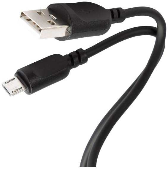 Кабель RED-LINE USB/microUSB, 2,4 А, 1 м, черный (УТ000028972)