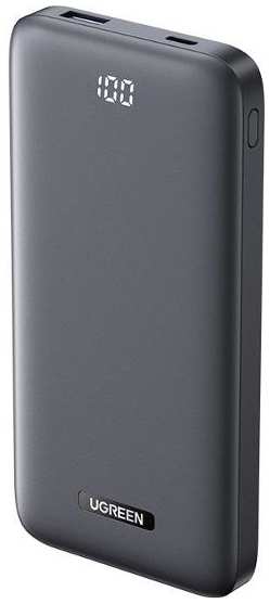 Внешний аккумулятор UGREEN PB198 Ultra Slim Quick Charging 20W 10000mAh, серый (60689) 90154620725
