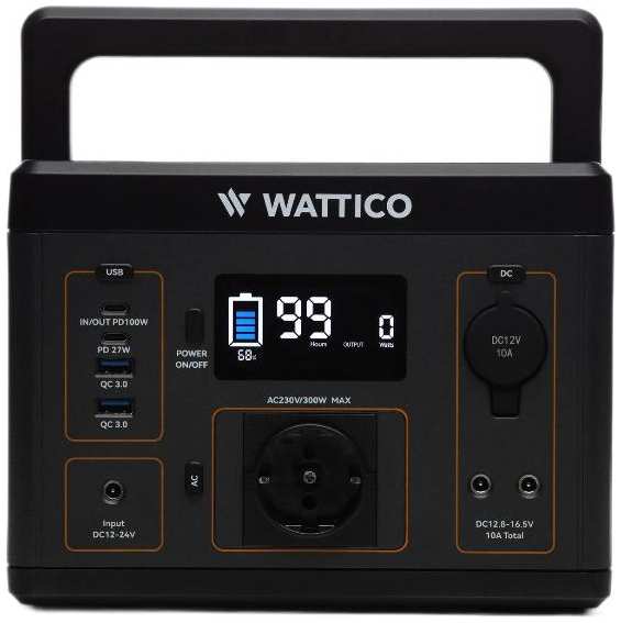 Портативная электростанция Wattico Camp 300 Pro 90154622715