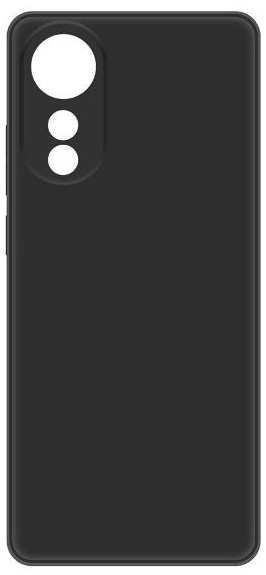 Чехол KRUTOFF Silicone Case для Oppo A78 4G, черный (480611) 90154623460