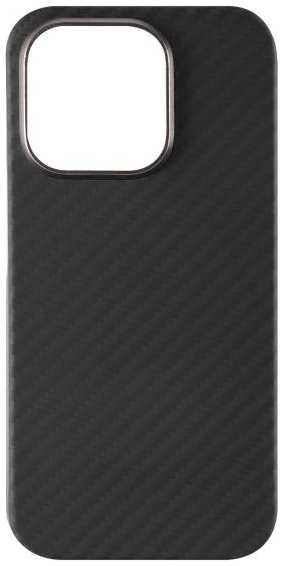 Чехол RED-LINE MagSafe для iPhone 15 Pro, карбон, матовый серый (УТ000037390) 90154623686