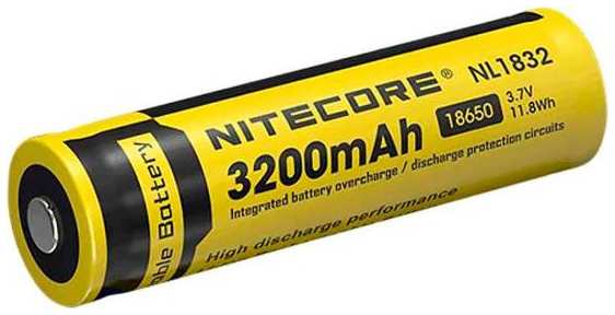 Аккумулятор Nitecore NL1832 3.7v 3200mAh (18650) 90154624641
