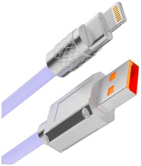 Кабель MILLIANT ONE USB/Lightning, 1 м, фиолетовый (2001177420699)