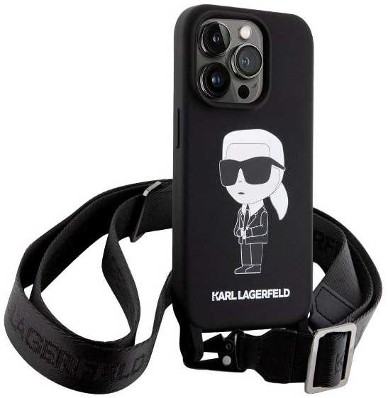 Чехол Karl Lagerfeld для iPhone 15 Pro Max Liquid Silicone NFT (KLHCP15XSCBSKNK) 90154629692