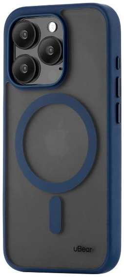 Чехол uBear Touch MagCase для iPhone 15 Pro, синий (CS289DB61PMT-I23M) 90154634416