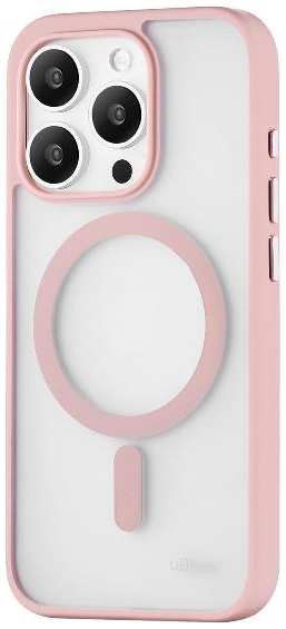 Чехол uBear Touch MagCase для iPhone 15 Pro, розовый (CS288LR61PMT-I23M) 90154634423