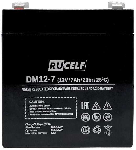 Аккумулятор для ИБП Rucelf DM12-7 90154634614