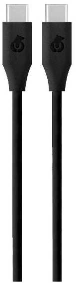 Кабель uBear Life Cable 2хUSB Type-C 60W, 1,2 м, черный (DC21BL12LF-CC) 90154638117
