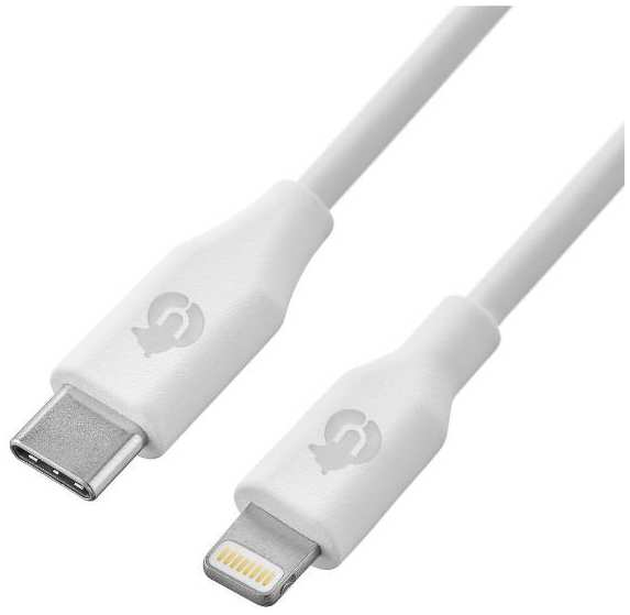 Кабель uBear Life Cable USB Type-C/Lightning, 1,2 м, белый (DC11WH12LF-CL)
