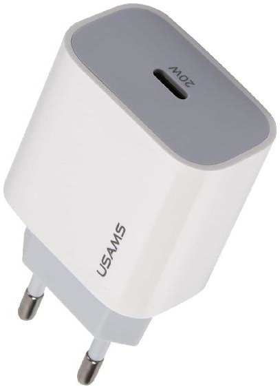 Сетевое зарядное устройство Usams US-CC118, PD 20, белое (CC118TC01) 90154640129