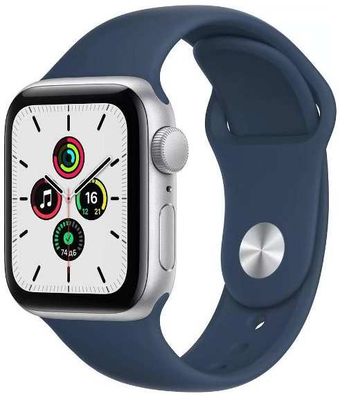 Смарт-часы Apple Watch SE 2023 40mm Silver/Blue Sport Band 90154643116