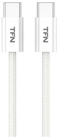 Кабель TFN 2хUSB Type-C 60W 1,2 м White (TFN-C-IP-CC12M-WH)