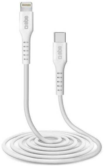 Кабель SBS Lightning/USB Type-C MFi, 2 м, белый (TECABLELIGTC2W)