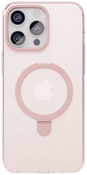 Чехол vlp Ринг MagSafe, с подставкой для iPhone 15 Pro MagSafe, розовый (1059007) 90154649658