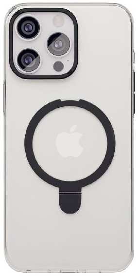 Чехол vlp Ринг MagSafe, с подставкой для iPhone 15 Pro, черный (1059003) 90154649795