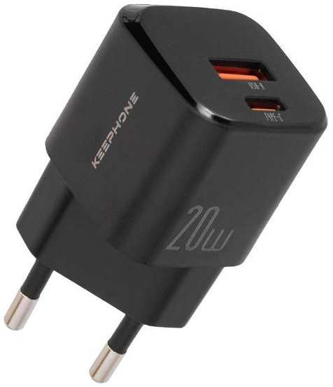 Сетевое зарядное устройство Keephone для iPhone USB Type-C 20W Black (2039321505718) 90154652018
