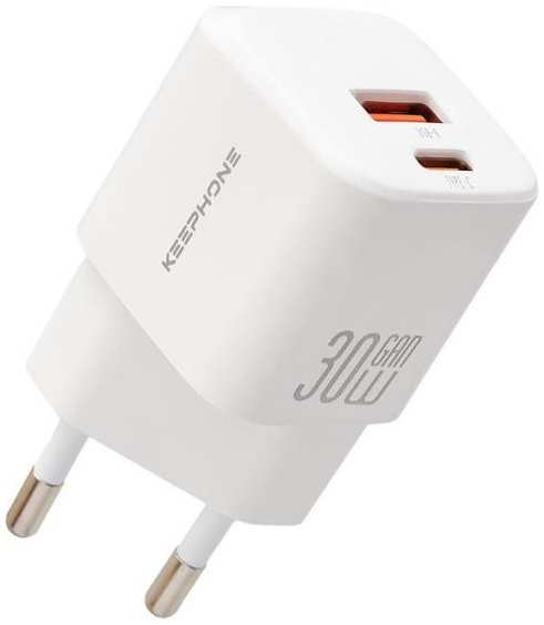 Сетевое зарядное устройство Keephone для iPhone 15 Plus USB Type-C 30W White (2039321506685) 90154652080