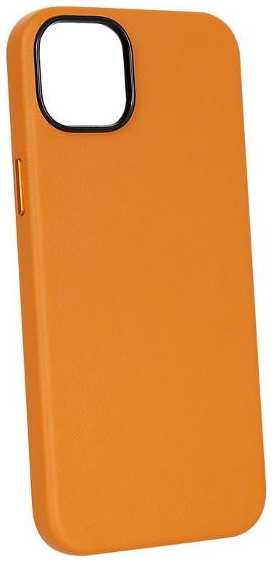 Чехол Leather Co для iPhone 15, оранжевый (2038648430017) 90154653659