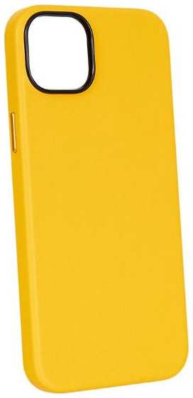 Чехол Leather Co для iPhone 13, кожаный, жёлтый (2037903310293) 90154653681