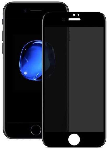 Защитное стекло с рамкой PERFEO Антишпион для Apple iPhone 7/8/SE 2020 3D Black (PF_D0157) 90154660583